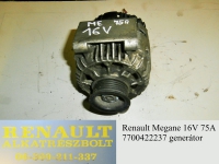 Renault Megane 16V 7700422237 75A generátor