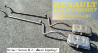 Renault Scenic II 2.0 diesel kipufogó