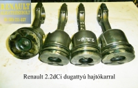 Renault 2.2dCi dugattyú hajtókarral