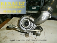 Renault Espace 2.2dci 110kW GT1852HU 8200113839 turbó