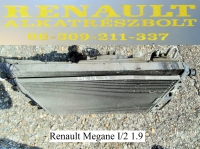 Renault Megane I/2 1.9 vízhűtő és klímahűtő